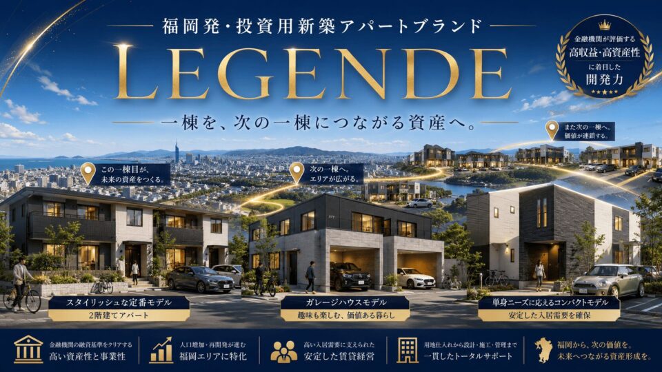 福岡発・投資用新築アパートブランド|LEGENDE